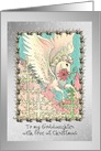 Christmas - Goddaughter - Flying Horse like Pegasus card