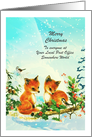 Christmas - Postal - Fox + Birds card