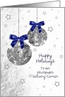 Christmas - Paper Delivery - Mirror look Ornaments card