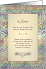Peacock Feathers - Wedding Guest Invitation card