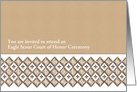 Eagle Scout - Court Of Honor Invitation - Subtle Patterns card