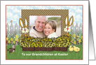 Grandchildren - Easter Bunny Scene - Photo card