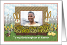 Goddaughter - Easter Scene - Photo card