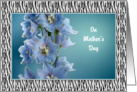 Mother’s Day - Blue Flowers + Animal Print card