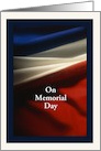 Memorial Day - USA - American Flag card