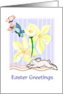 Easter to anyone - Bunny Scene card