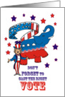 Elephants Vote Right - Republican Party - GOP card