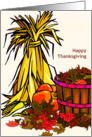 Thanksgiving wishes - Autumn Theme card