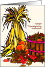 Thanksgiving - Goddaughter - Autumn Theme card