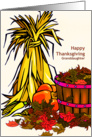 Thanksgiving - Granddaughter - Autumn Theme card