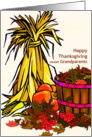 Thanksgiving - Grandparents - Autumn Theme card