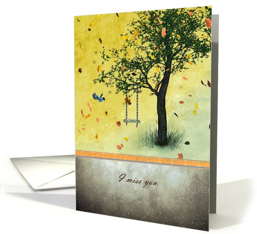 I miss you-Version 1 card (574965)