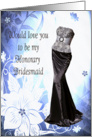 Honorary Bridesmaid wedding party card