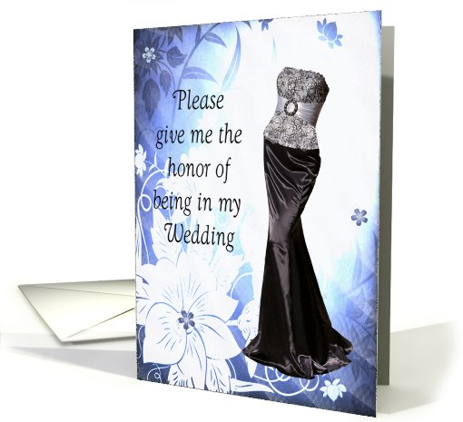 Be in my wedding party card (585010)