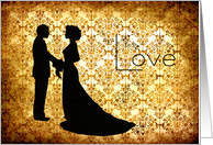 Congratulations - Bride + Groom card