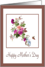 Mother’s Day - Mother - Vintage Style Floral card