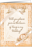 Bridal Party Invitation - Be in my Wedding Party card