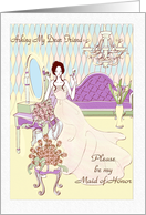 Maid of Honor Friend card