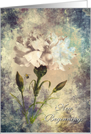 Easter - New Beginnings - Carnation Vintage Style card
