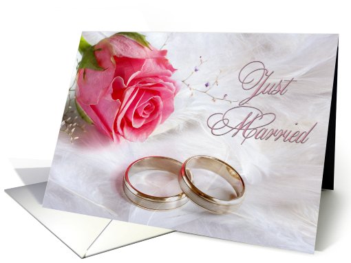 Just Married Announcement card (597418)