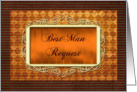 Best Man Request Invitation card