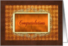 Congratulations Blank Note Card