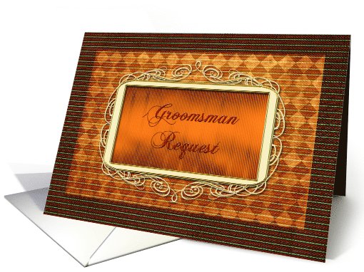 Groomsman Request card (598009)