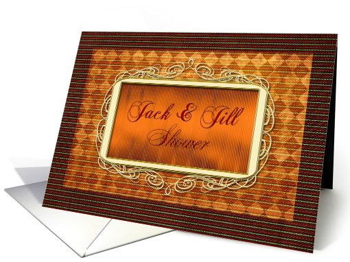 Jack Jill Shower Invitation card (598074)