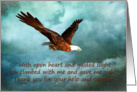 Thank You Help Support Project Eagle Scout card