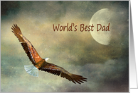 Father’s Day Eagle Worlds Best Dad card