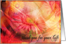 Thank You Gift Wedding Floral Multi Color card