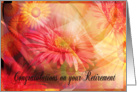 Congratulations Retirement Floral Multi Color card