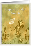 Birthday - Daughter - Butterfly - Digital Art card