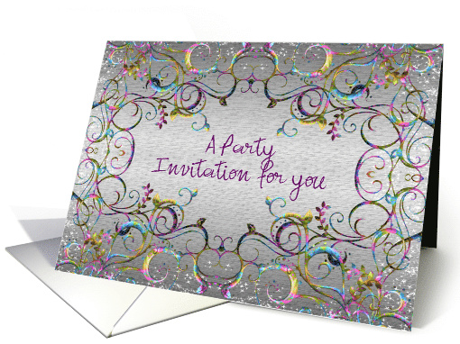 Any Occasion Customizable Party Invitation card (600691)