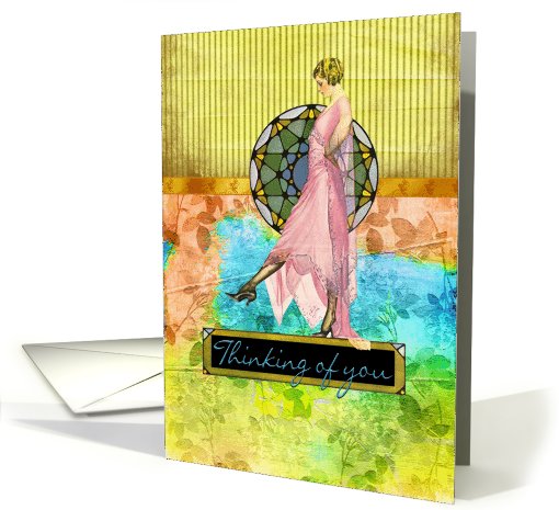 Thinking of You Deco Style card (601185)