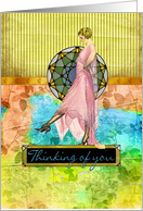 Thinking of You Deco Style card
