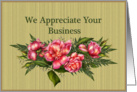 Thank You Appreciation Customer Relations Floral Bouquet card