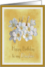 Happy Birthday Daughter Tropical Floral card