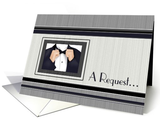 Reader Request Tuxedo Navy Black White Grey card (628580)