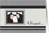 Reader Request Tuxedo Navy Black White Grey card