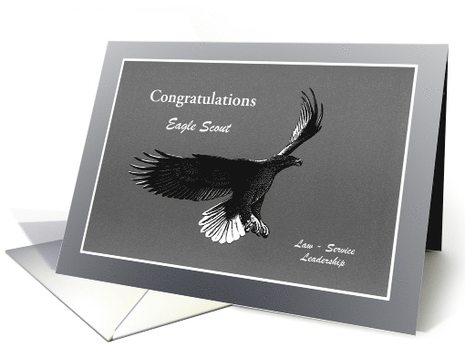 Congratulations - Eagle Scout Rank card (630264)