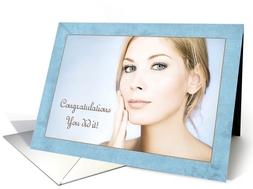 Congratulations Esthetician School Graduate Perfect Face &... (632351)
