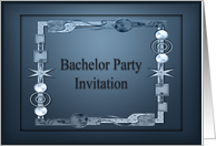 Bachelor Party Invitation Modern Design card