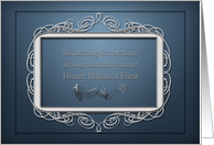 Rehearsal Dinner Event Request card