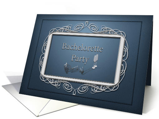 Bachelorette Party Invitation, Music  & Drinks card (638685)