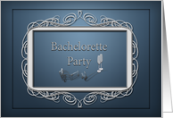 Bachelorette Party Invitation, Music & Drinks card