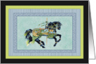 Carousal Horse Note Card
