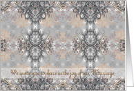 Wedding Ceremony Invitation, Victorian Style card