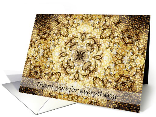 Thank You Wedding Attendants Masculine design card (656496)