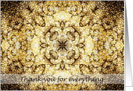 Thank You Wedding Attendants Masculine design card
